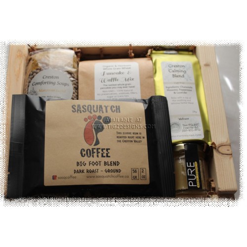 Creston Comforting Delights - Shipper Style Gift Basket